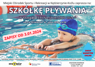 Szkółka pływania dla dzieci i młodzieży