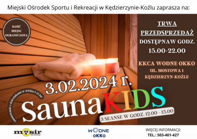 Sauna KIDS - zapraszamy w lutym!