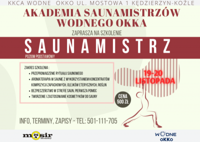 Akademia Saunamistrzów Wodnego oKKa zaprasza!